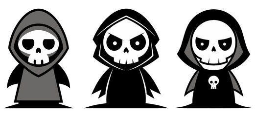 Grim Reaper vector illustration perfect for Halloween-themed designs and decorations