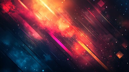 Fototapeta premium Futuristic abstract digital background ideal for technological science applications