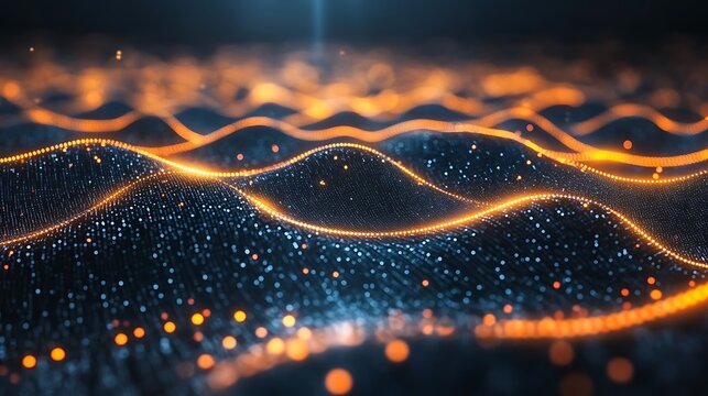 Network design abstract background with a digital theme for modern tech