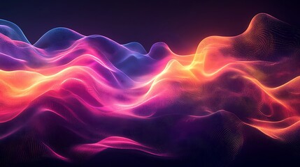 Fototapeta premium Vibrant abstract background with lines for representing data and technology capabilities