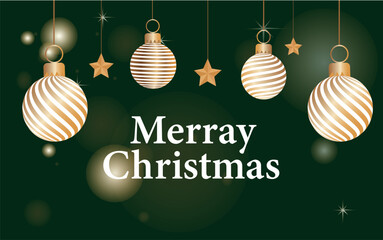 Merry Christmas and New Year banner and poster. stock illustration vector