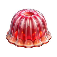  Jelly on a transparent background.