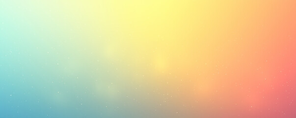 Obraz premium A clean gradient transitioning from light yellow to pale blue with a wave or ribbon on it