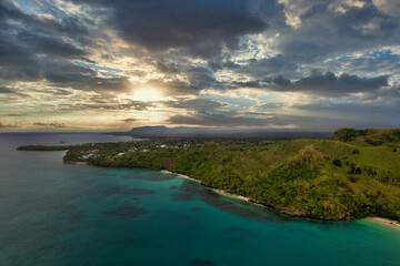 Obraz premium playa brenman las galeras samana republica dominicana