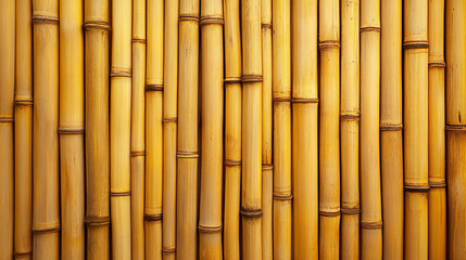 Fototapeta premium Bamboo wall background.