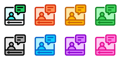 Editable video tutorial, online course vector icon. Online learning, course, tutorial. Part of a big icon set family. Perfect for web and app interfaces, presentations, infographics, etc