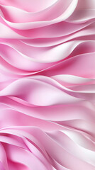 Serene Pink Waves: Subtle Abstract Fluid Design