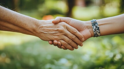 A person offering support, gently holding another's hand, symbolizing the bond of friendship