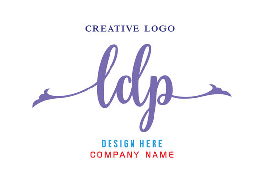 LDP  lettering logo is simple, easy to understand and authoritative