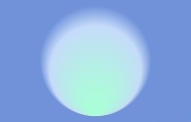 blue and mint round aura gradient background, circle gradient shape wallpaper, modern contemporary design	