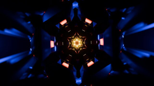 A lively neon pulse animation, perfect for VJ loops and party visuals