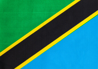 Tanzania Flag Flat