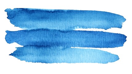 Abstract Blue Watercolor Background Light Gradient Background with Room for Typography