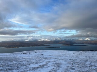 Mountain fjord Norway