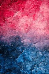 Fototapeta premium Vertical Opposed colors texture banner, abstract political election conflicts concept.