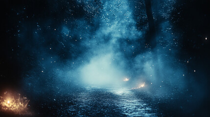 mystical background setting