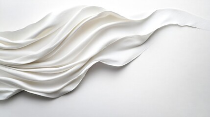 Fototapeta premium white silk background