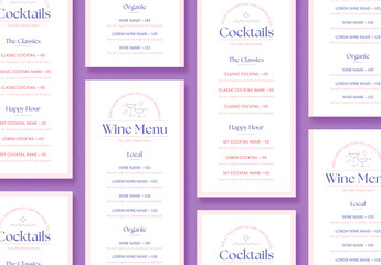 Elegant DL Menu Layout