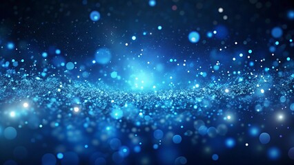 Obraz premium Stunning Dark Blue Background with Particles for Use in Digital Design, Presentations and Creative Projects
