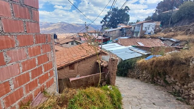 Viela na cidade de Cusco no Peru