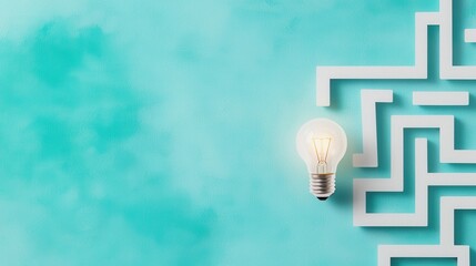 Light at the Exit of a Colorful Labyrinth