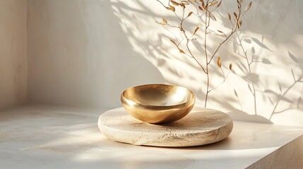 Elegant gold bullion isolated with shadow play, iconic wealth representation