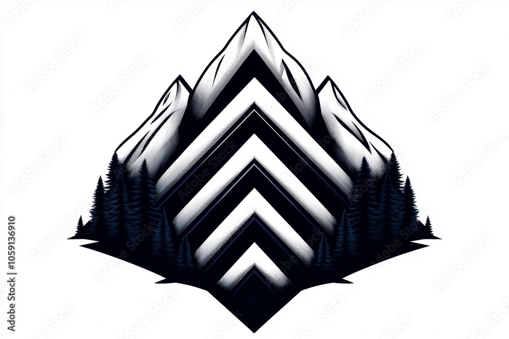 Poster minimalist line art of a badge with clean text and simple shape, symbolizing the clarity and simplic