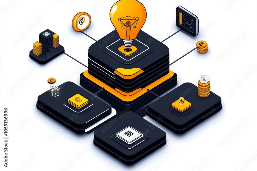 Poster Minimalist line art of a structured data table, with clean columns and organized rows, symbolizing the clarity and structure of data warehousing, symbolizing simplicity and organization