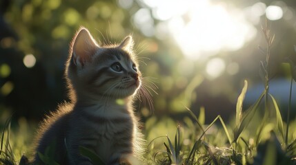 Kitten in Sunlight.