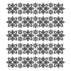 Black Tribal line art pattern for textile or background