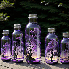 landscape in a bottle