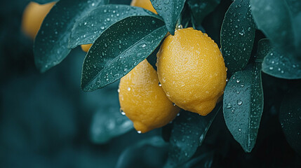 lemons piled together, showcasing vibrant yellows and a glossy texture. This imagery conveys freshness, abundance, vitality, and the zest of natural citrus flavors
