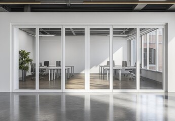 Fototapeta premium Office Glass Doors.
