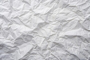 Obraz premium White creased paper texture background shot from above