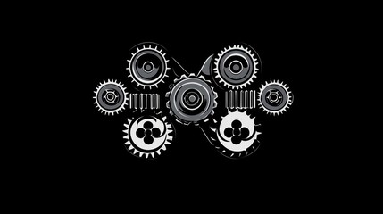 Interlocking Gears Abstract