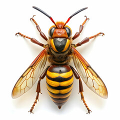asian hornet on a transparent background