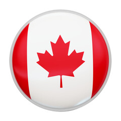 Canada country flag button