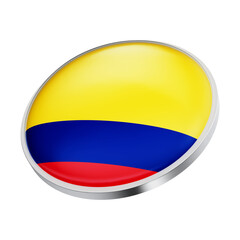 colombia flag botton