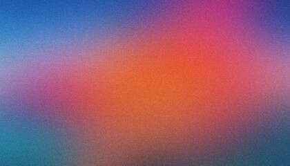 Vibrant and textured visual effect, noise gradient with smooth transitions in blue, pink, and orange
