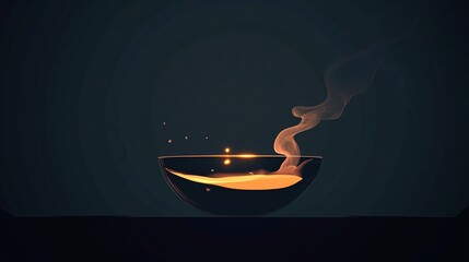 Glowing Bowl of Warmth: A Culinary Still Life
