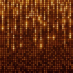 Luxury golden Christmas background. Winter holiday greeting gold template with confetti, glitter, sparkle, bokeh. Collection of seasonal festive backdrop for Merry Christmas and Happy New Year design.