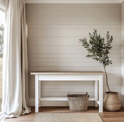 Rustic Entryway Table.