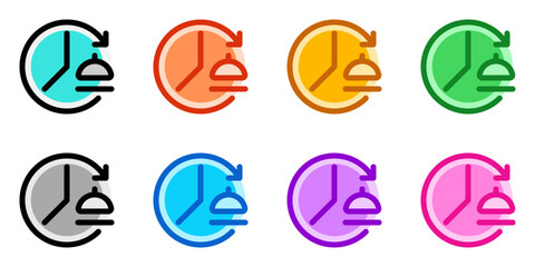 Editable non-stop order, service, cooking vector icon. Part of a big icon set family. Perfect for web and app interfaces, presentations, infographics, etc