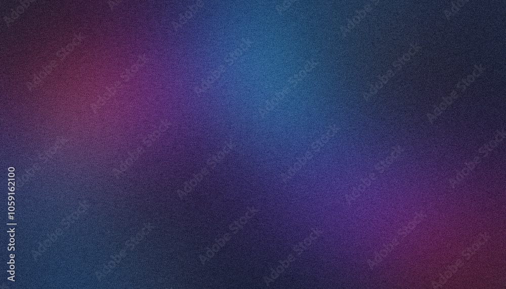Wall mural grainy gradient abstract background with blue and purple hues, creating a visually textured backdrop