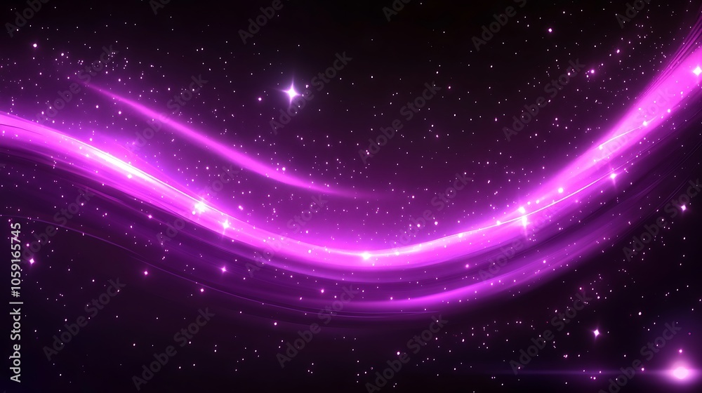 Wall mural purple galaxy background blank background with copy space for design projects