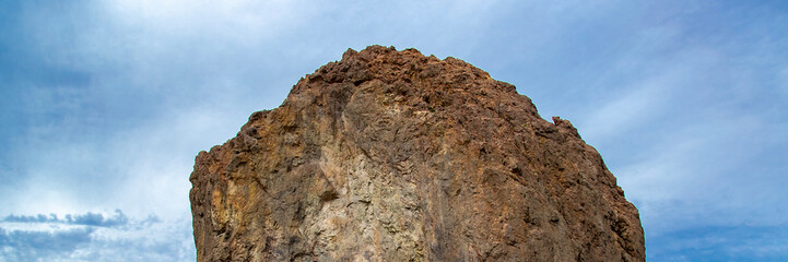 Piedra parada rock formation, chubut province, argentina