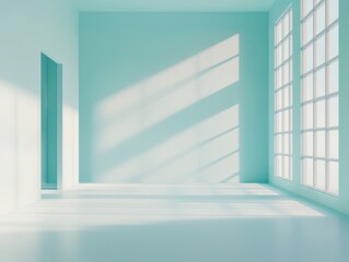 Obraz premium Empty Room Sunlight.