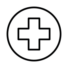 Obraz premium medical sign symbol vector icon