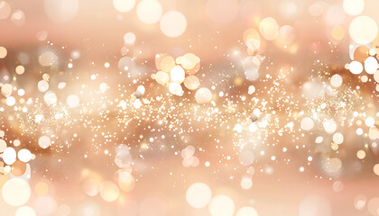 Abstract background with Happy New Year Bright glitter background with blurred lights.