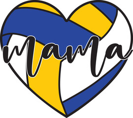 Mama Volleyball, Volleyball Mom, Sport Mom, Volleyball Cut Files